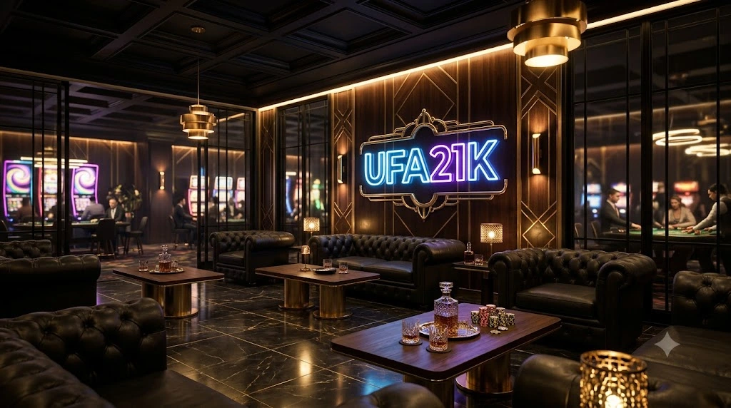 ภาพบรรยากาศศูนย์รวมความบันเทิงดิจิทัลระดับพรีเมียมของแพลตฟอร์ม UFA21K